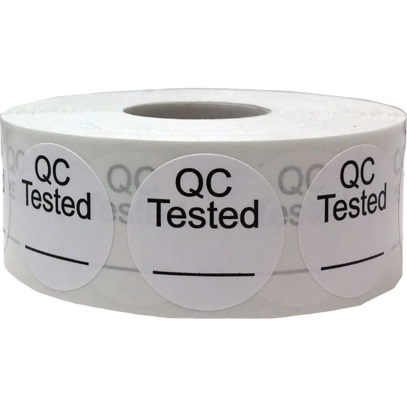 High Quality Luxury Printing Roll Waterproof Thermal Sticker Paper Plain Thermal Label Rolls Cable Label Wrapsafety Test Label