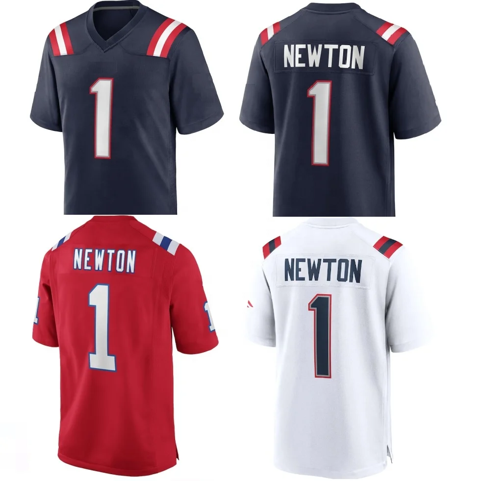 New Arrival Stitched Navy Cam Newton American Football Jersey