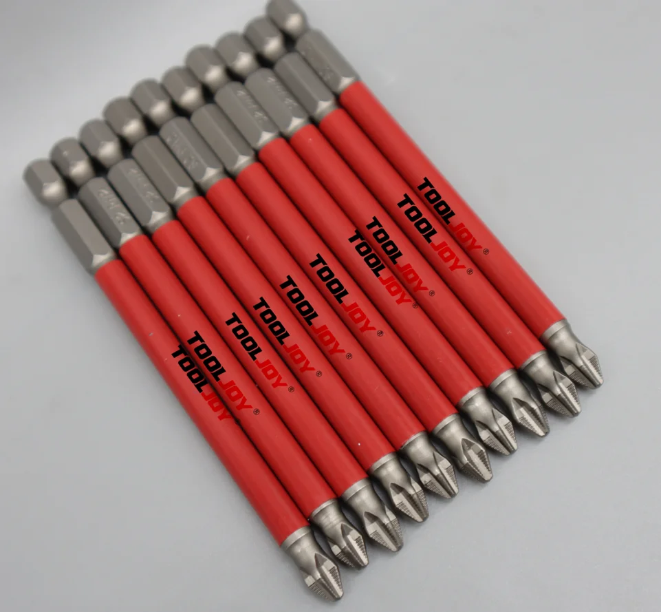 Screwdriver Bits Set 50Mm Ph2 Anti-Slip With Magnetic 1/4 Hex Shank Fits Hand Electric Drill Driver Accessories tooljoy