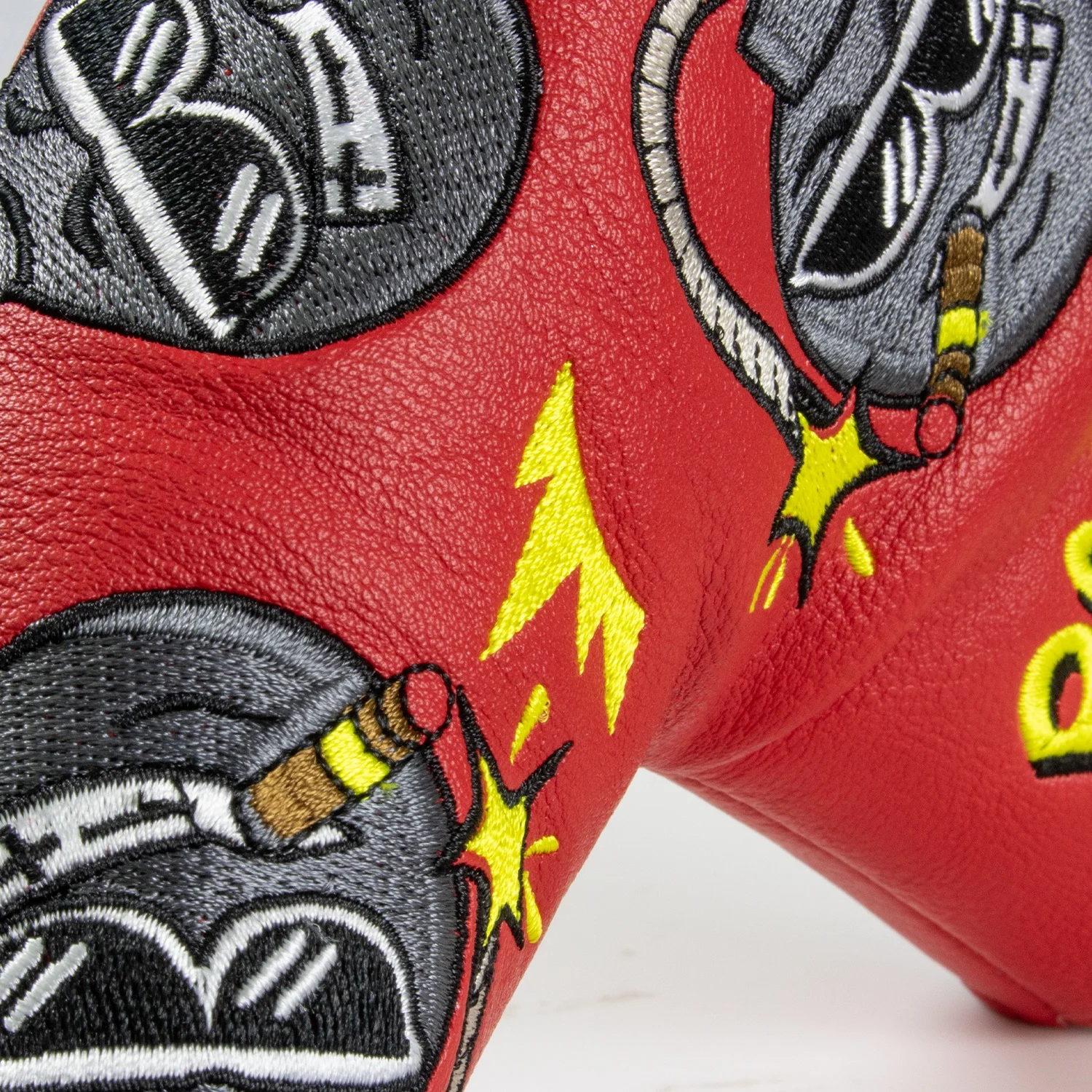 Factory Direct Selling Embroidery Leather Putter Covers Blade Putter Cover OEM Golf Club Covers