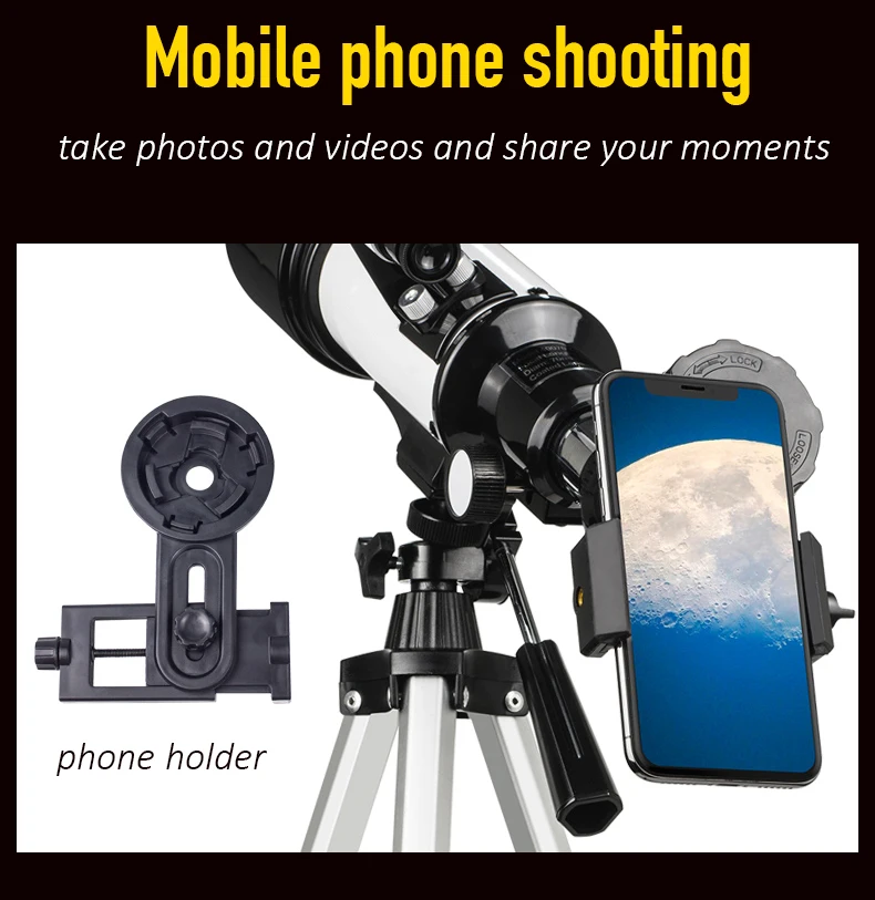70mm Aperture 400mm Telescope Astronomical Professional Powerful for for Adults and Beginners