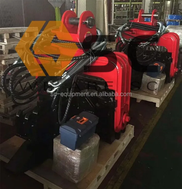 Excavator Vibro Hammer Sheet Pile Driver