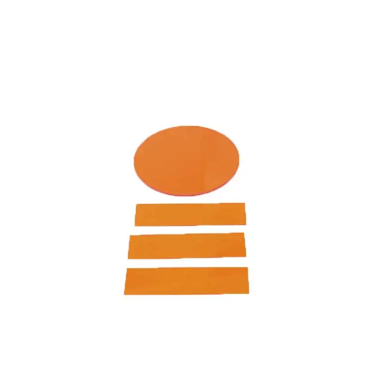 customize selective absorption long pass Orange glass for optical instruments optical filter