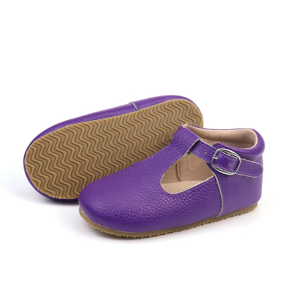 
Outdoor Casual Leather Kids Dress Shoes Manufacturer Accept Custom Logo Flat Baby Children Tbar Shoes Summer Cow Winter Customi 
