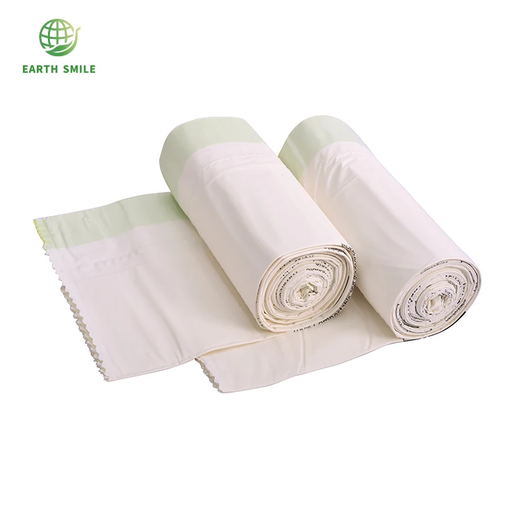 
Customizable ASTM D6400 100 % Biodegradable PLA Compostable Bin Bags Made From Cornstarch 