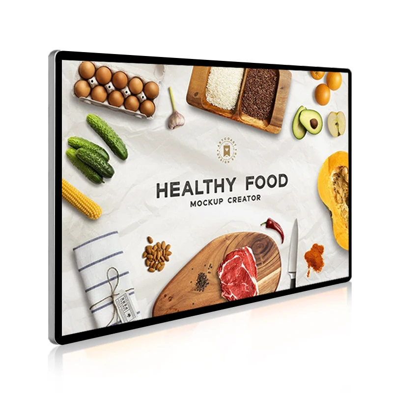 Настенный HD 32 дюймов ЖК сенсорный монитор 350nits Digital Signage меню доска рекламный дисплей сети