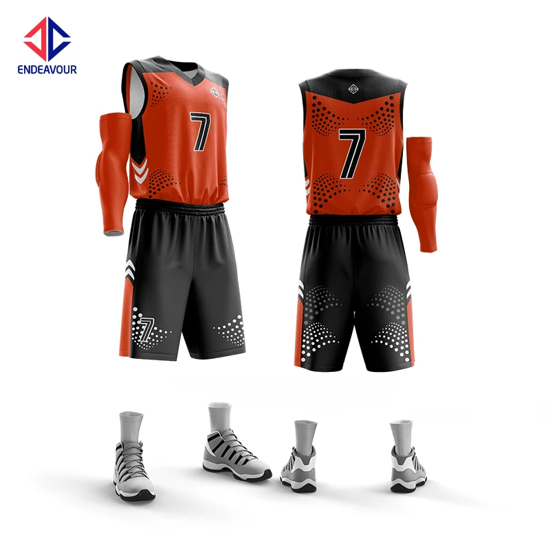 Wholesale original design basketball shirts and shorts