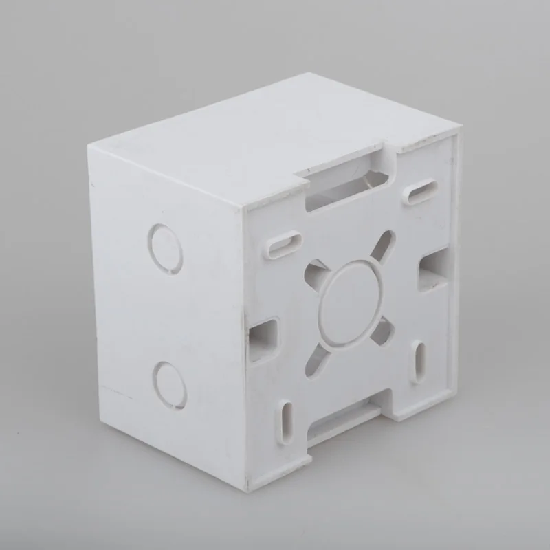 86 Type Plastic Wall Mounted Bottom Box Outlet Sockets Back FTTH Optical Switch back box