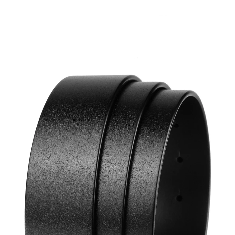 Хит продаж мужской кожаный ремень 38 мм Классический без пряжки