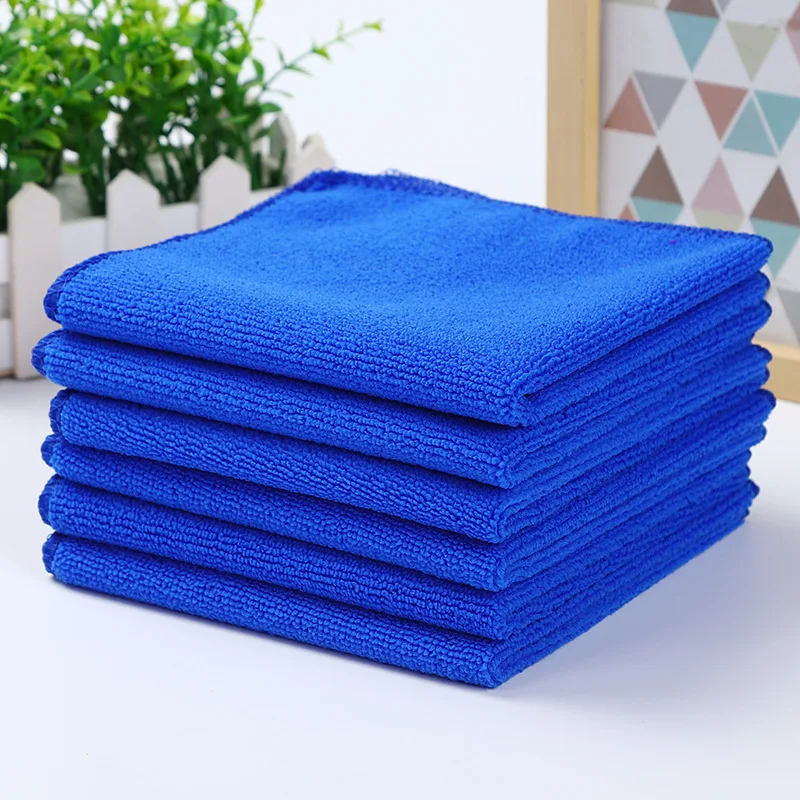 Custom microfiber Cleaning Cloth Rags Car Absorbent Window Cleaning Cloth Towel