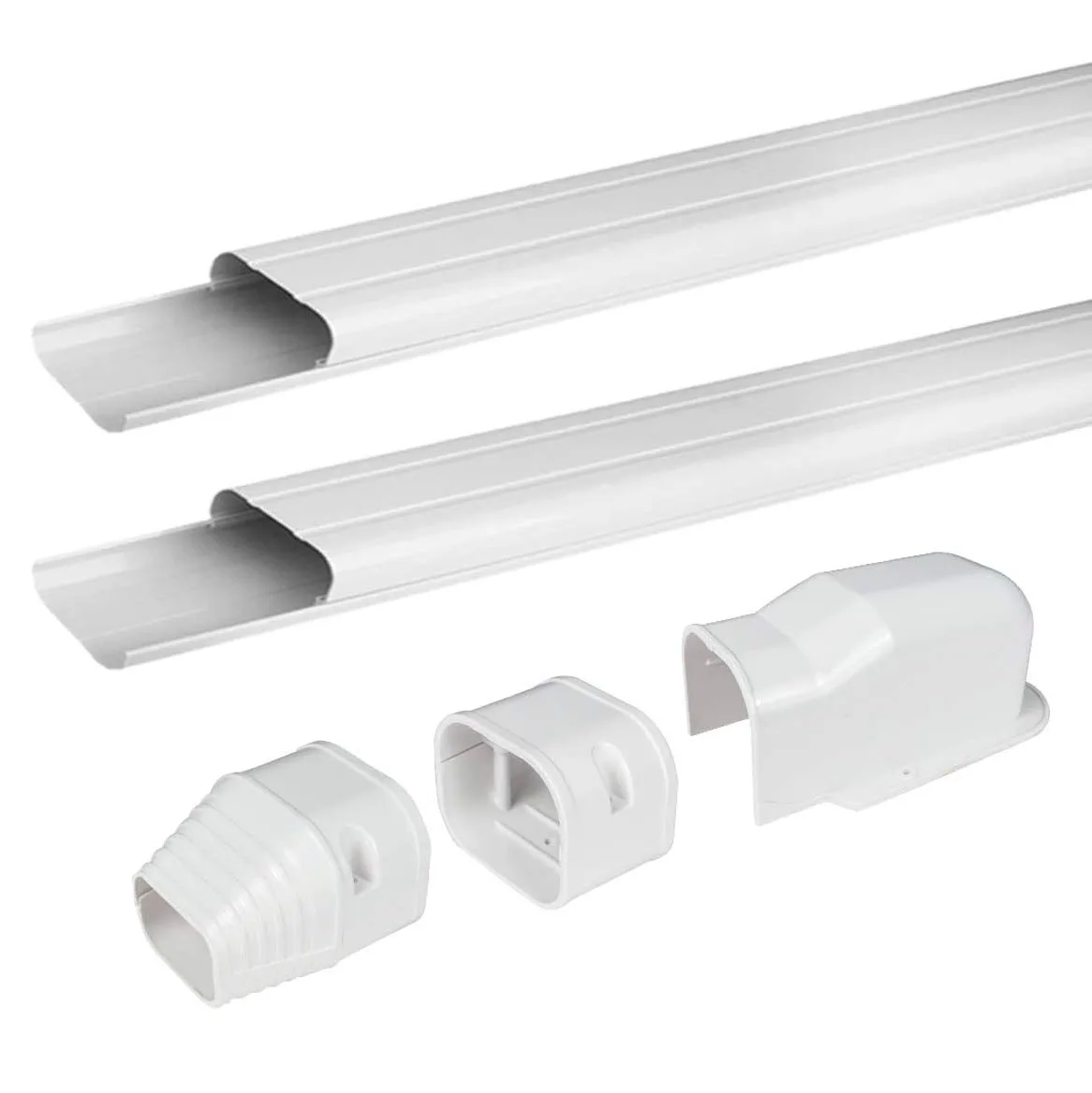 PVC pipe covers for decorative air conditioner slim duct