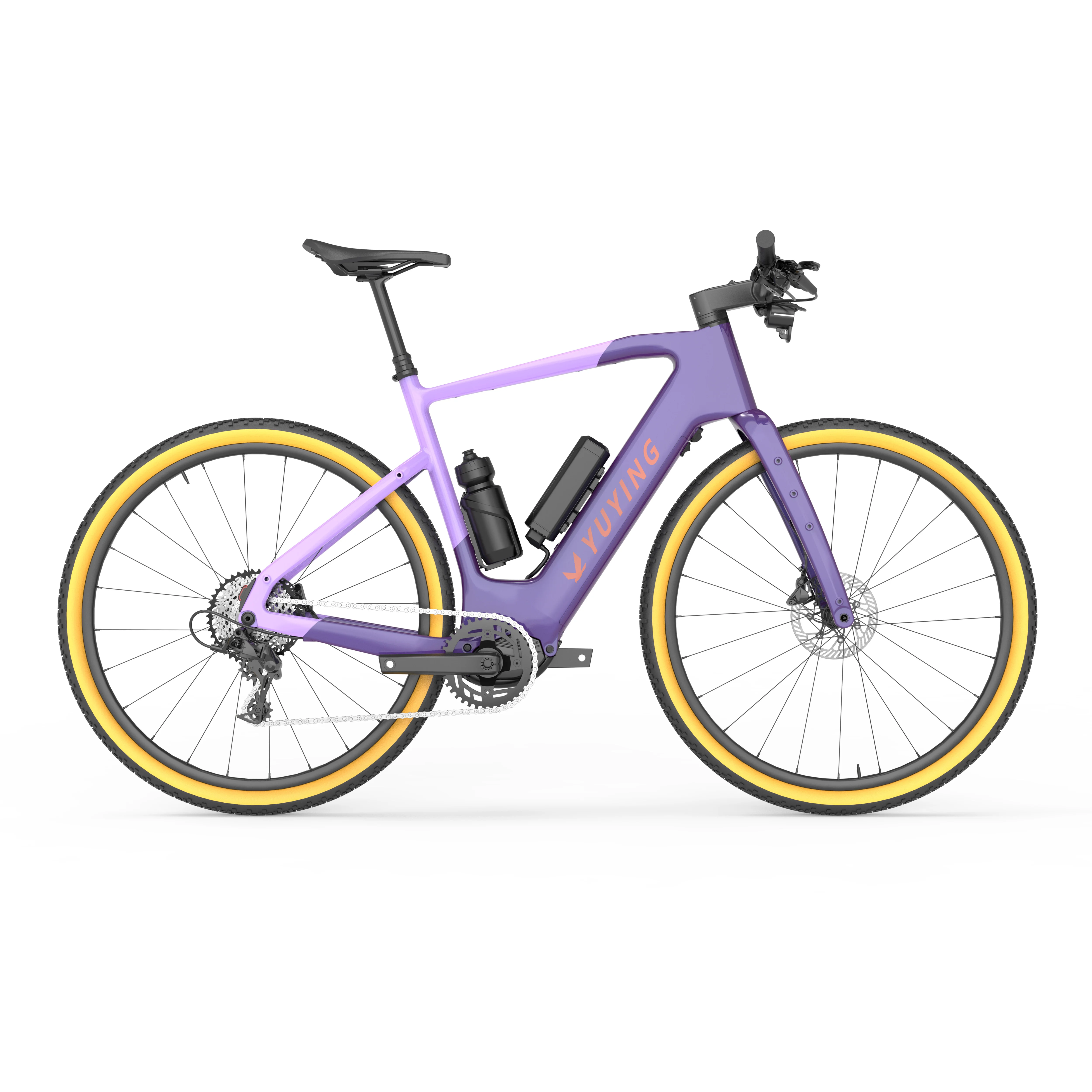 Mountain tek tro brake ebike carbon fibre outdoor 36v EU market gravel bike mid-motor flatbar