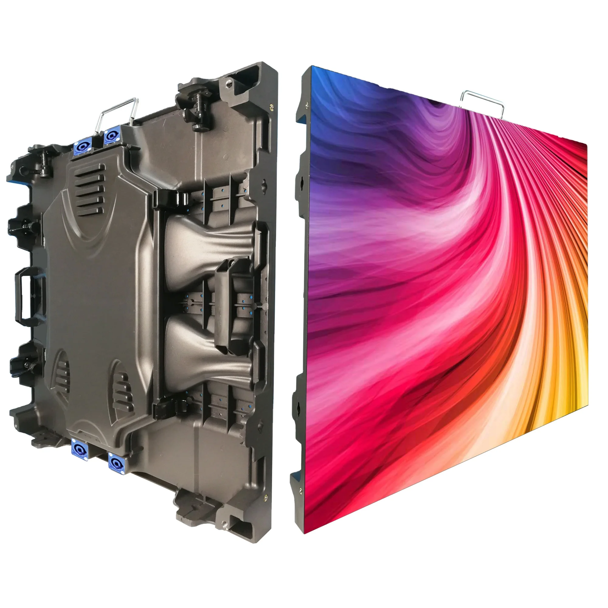  P10 Открытый Прокат светодиодный дисплей 640x640