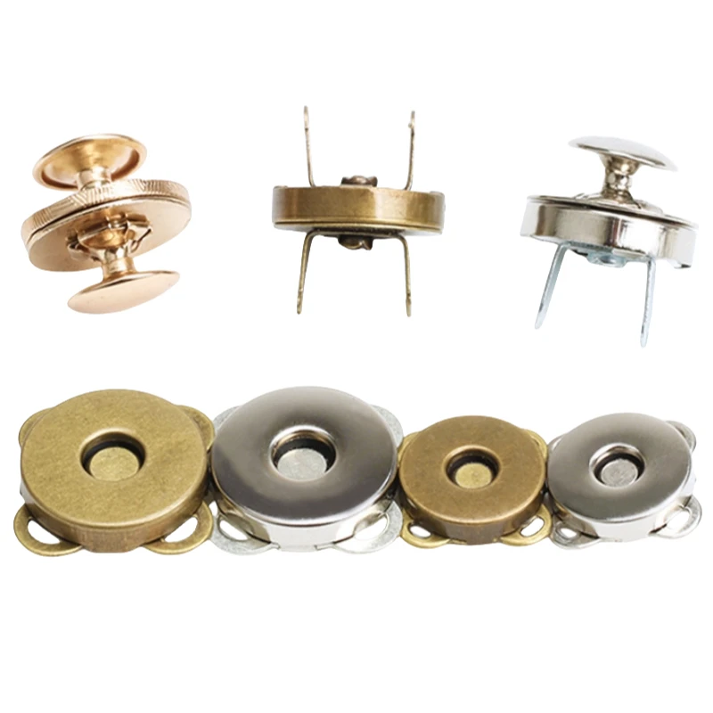 2024 Popular Styles Handbag Accessories Hand Sewn Magnetic Snap Button Magnetic Buttons For Clothes Magnet Button Making