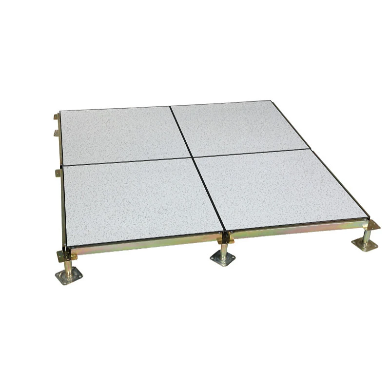 high pressure laminate raised flooring 600x600mm hpl anti static wood core raised access floor tiles