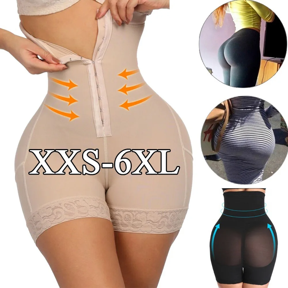 
New Design Compression Elasticity Soft Women Fat Belly Control High Waist Seamless Butt Lifter Shapewear 