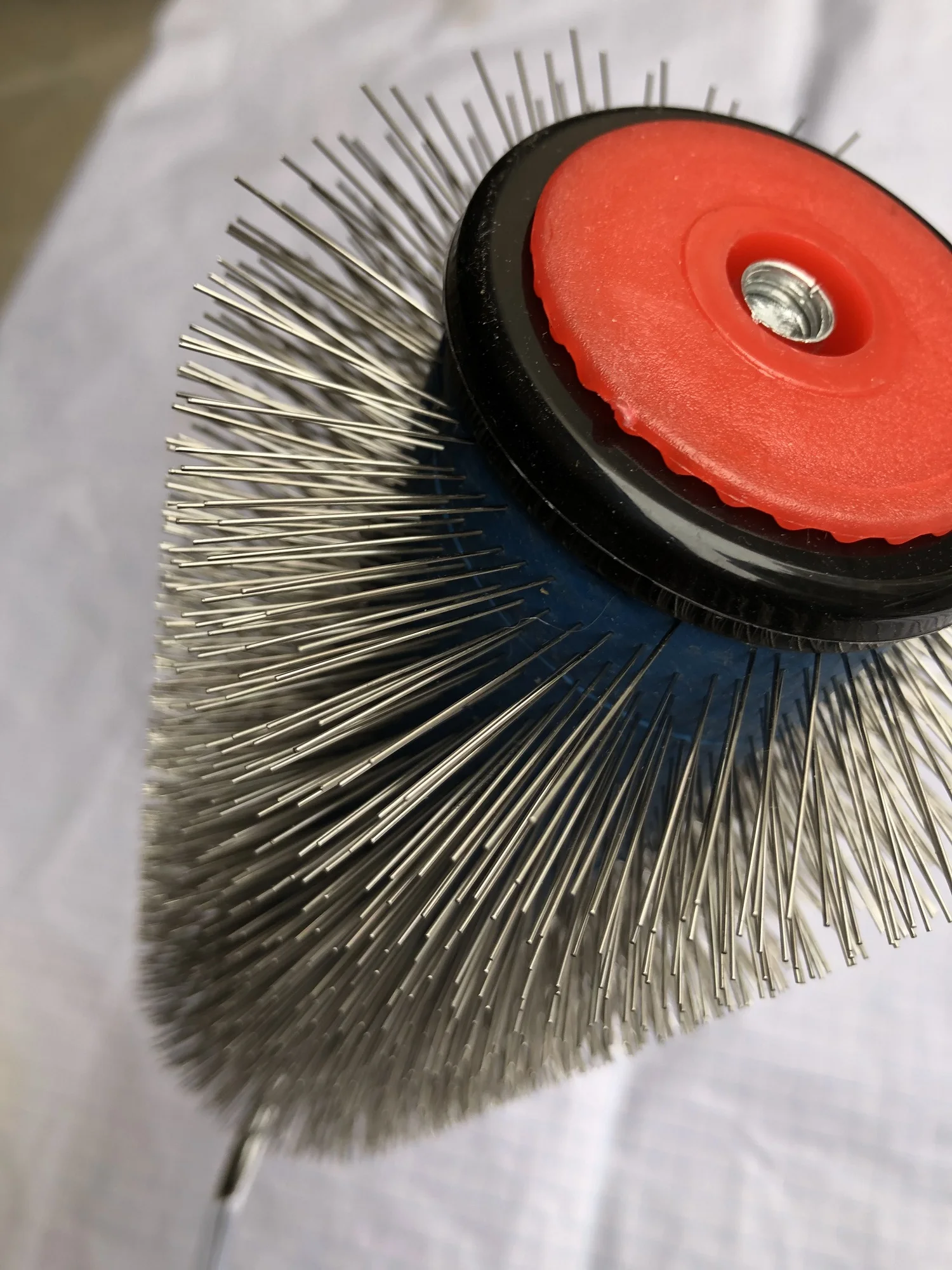 2023 Steel Spiked Roller  with splash guard Spiked Screeding Compound Roller Remove Bubble Smooth Floor Roller