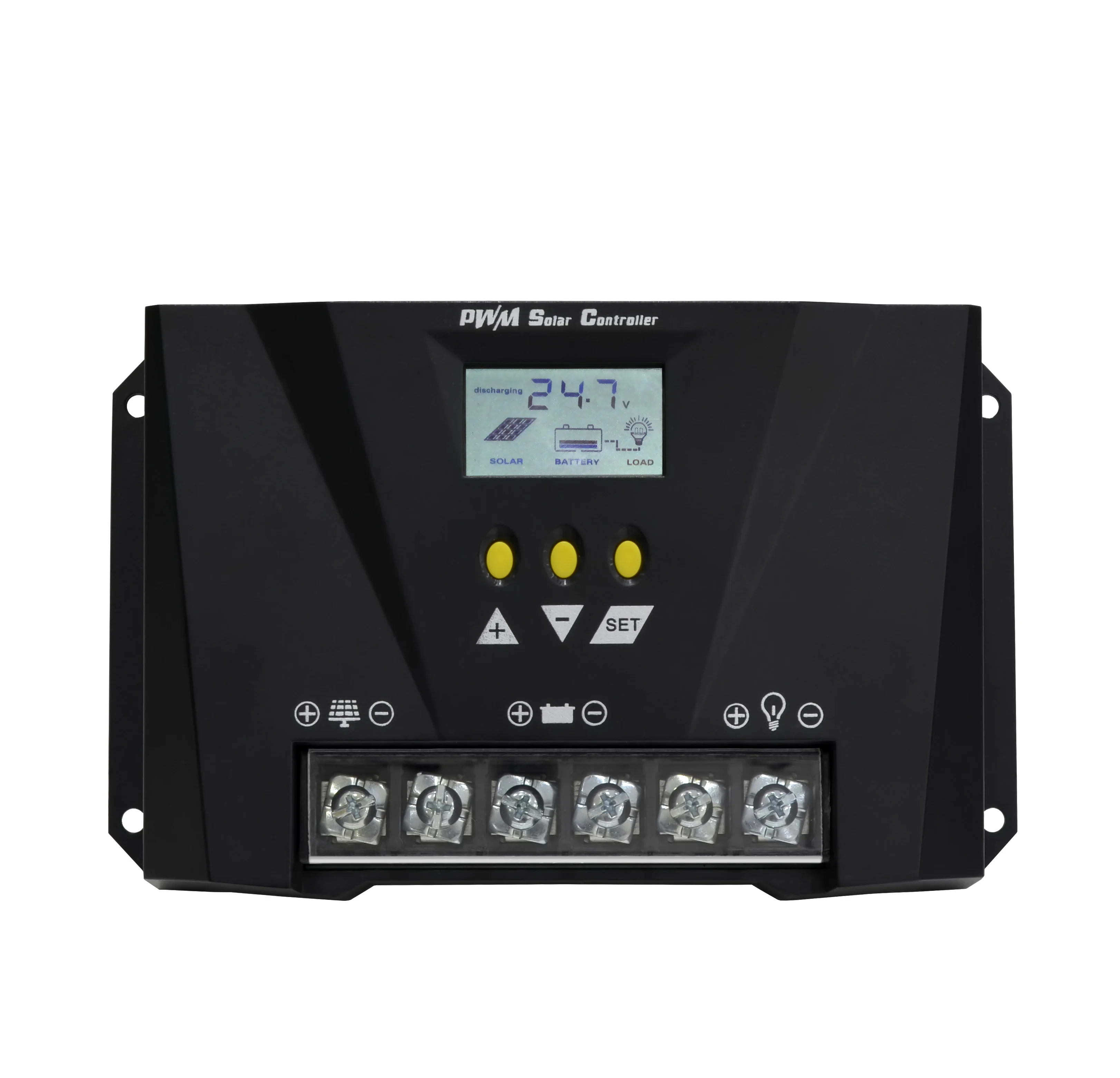 Pwm 12v 24v 48v solar charge controller 12 volt 20 amp