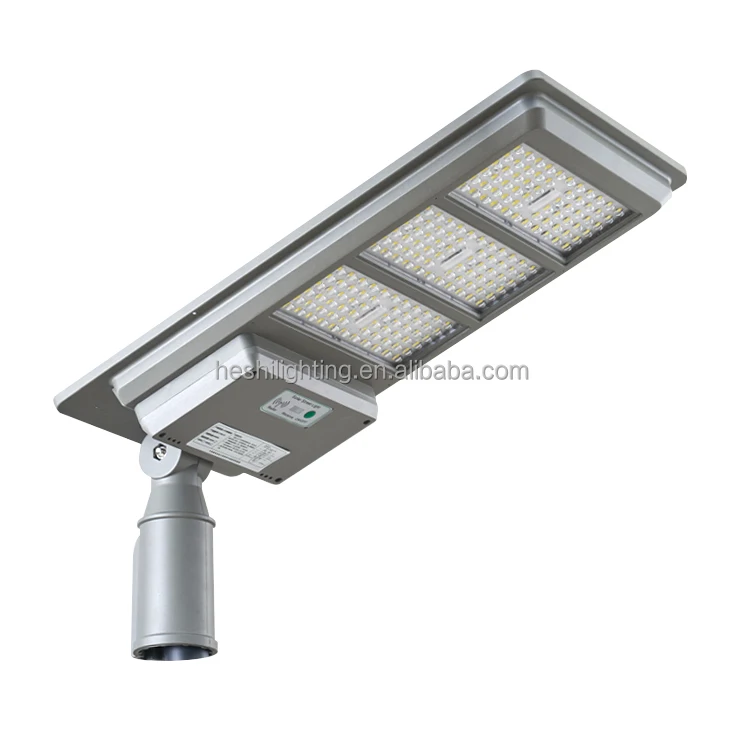 Factory Supply 300w Power Lamparas Exterior luz de rua Solar All in One Solar Luminaires Outdoor Street Light with Radar Sensor