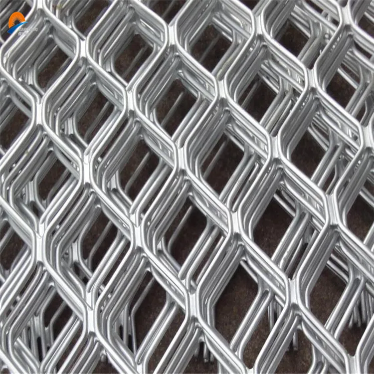 Decorative aluminum diamond mesh security grills for doors