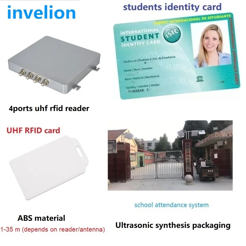 30M Long Distance Fixed Reader UHF RFID Reader Module Card Tag Reader for Personnel Attendance Management