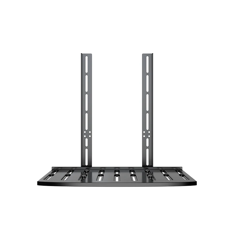 High quality hole free set top box hanger wall mounted TV set top box hanger DVD bracket hanger