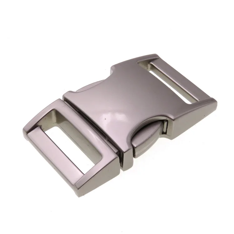 In Stock Custom Logo Factory Price Dog Collar Metal Accessories Quick Side Release Buckles