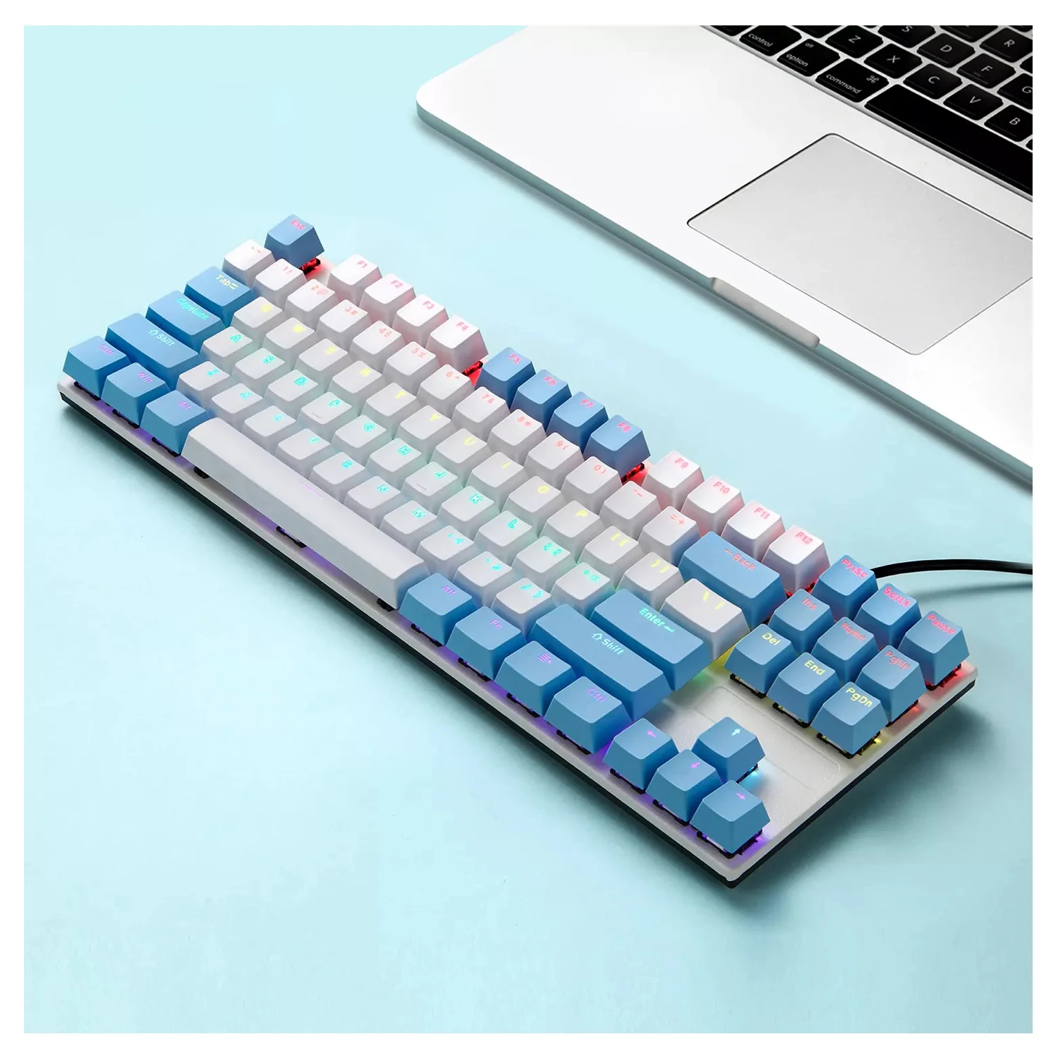 2023 Hot selling custom diy 65% 60% led lighting gaming mechanical keyboard