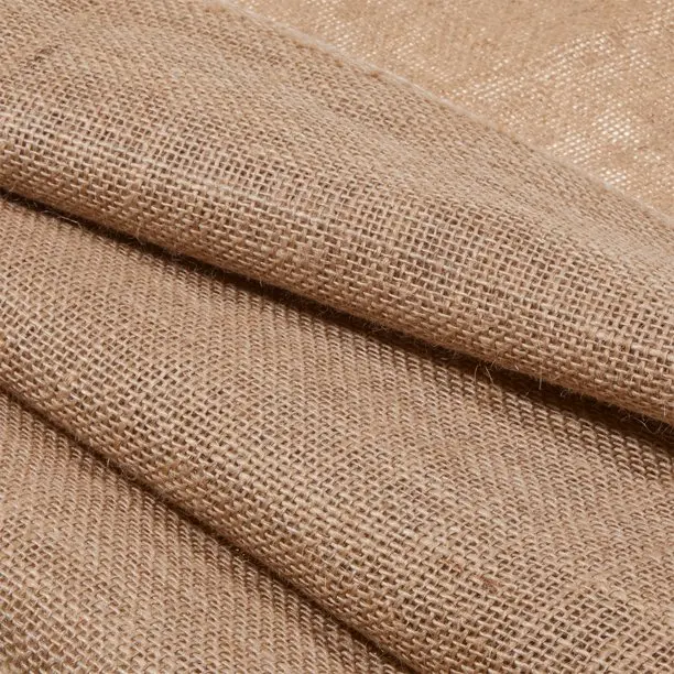 Wholesale Organic Jute Cloth Hemp Fabric 100% Jute Fabric Printed Burlap Fabric