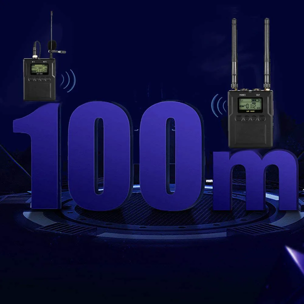 Профессиональный беспроводной микрофон fotoрант/ZGCINE с передачей УВЧ разъем 3 5 мм внешним отворотом 50 каналов