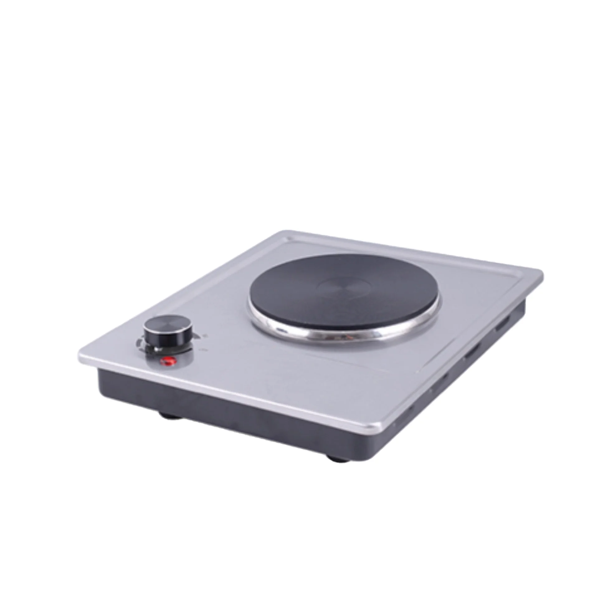 High quality 1000W non-stick fingerprint SS panel stainless steel electric single stove