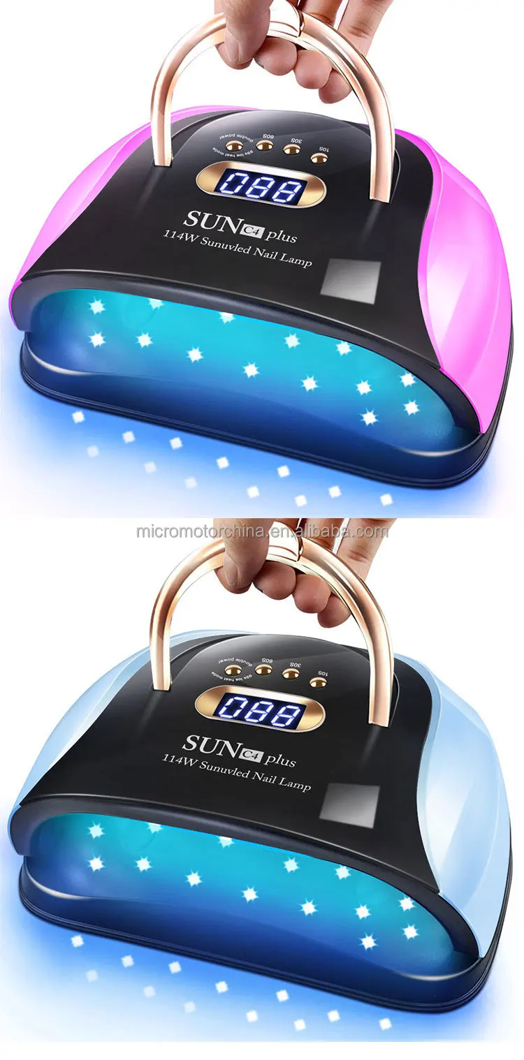 Wholesale Fast Dry Electric Gel Nail Dryer C4 Uv Nail Lamp Supply Powerful Led Uv Nail Lamp