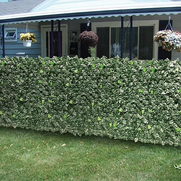 
Artifical plants artificial laurel leaf fence 