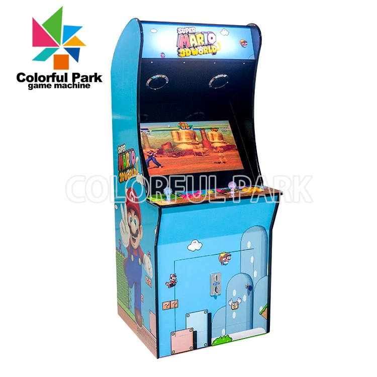  2500 game coin type Stand Up Pacman Arcade Multi Game Classic Upright Cabinet
