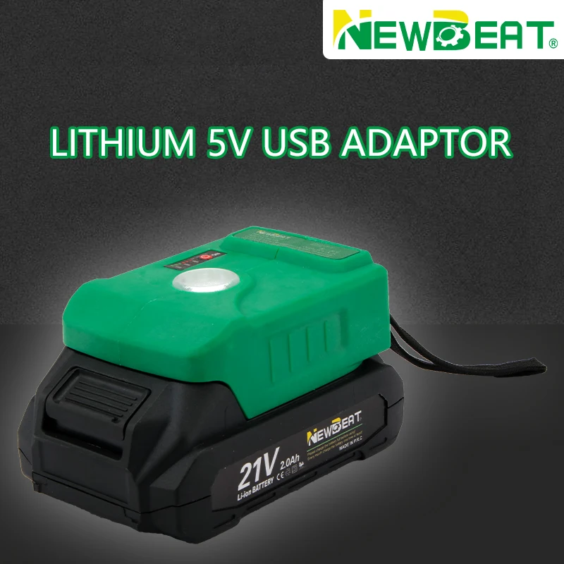 china manufacturer lithium 5v USB adapter  type  plug battery   charger newbeat power tools spare parts multi-function