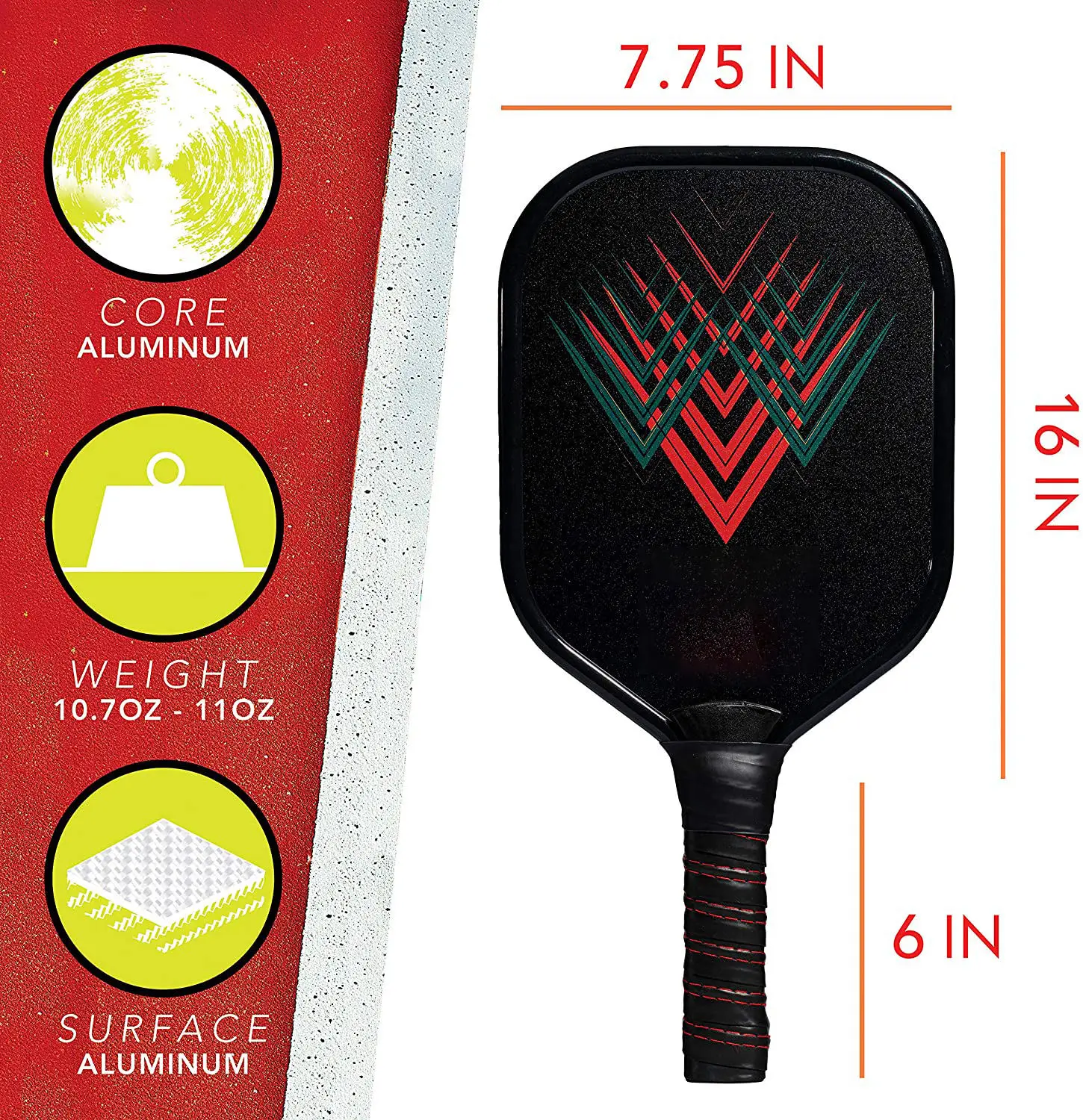 High Quality 100% Carbon Fiber+PP Graphite Pickleball Racket with Comfortable Grip