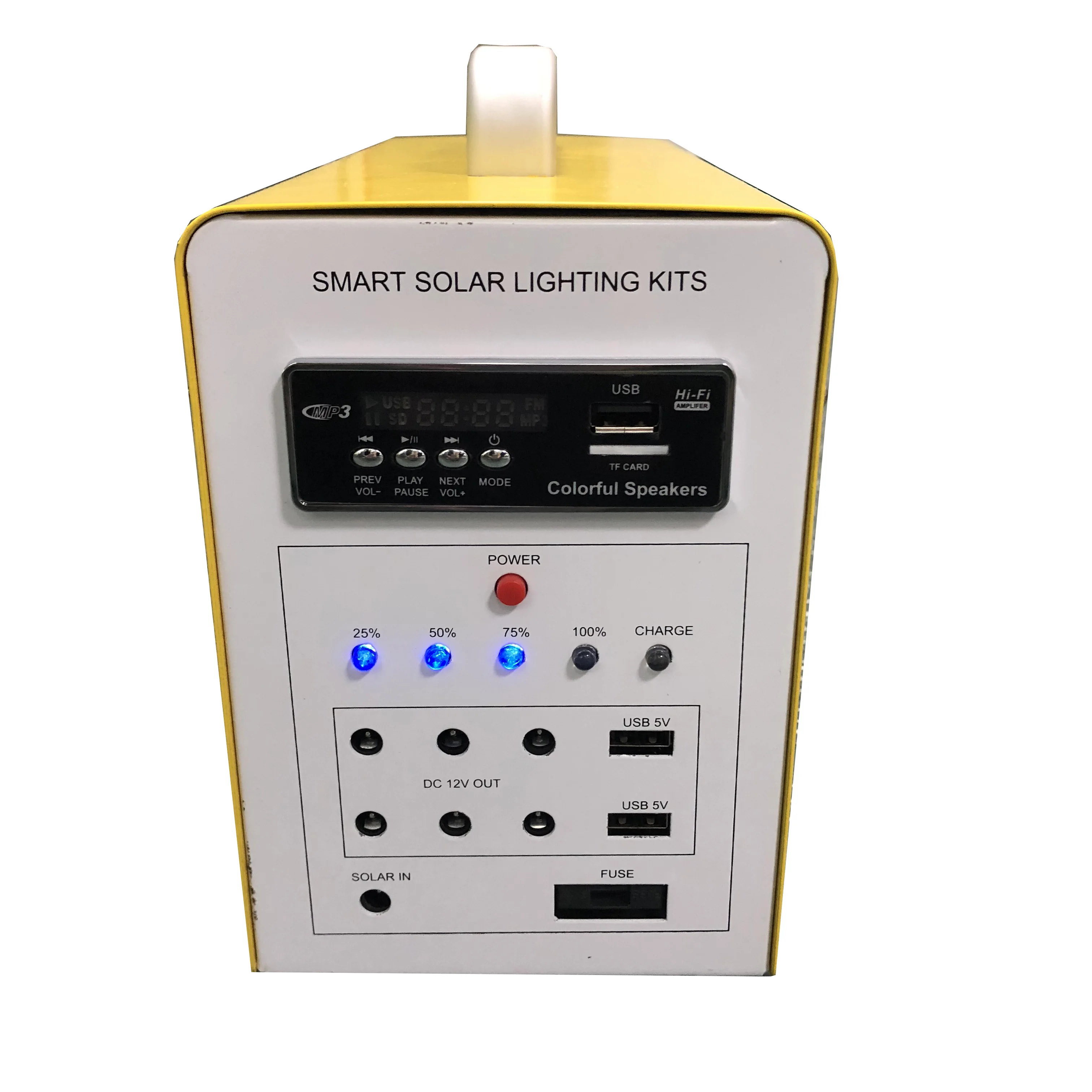 
15W 30W/7ah 12ah/12V Mini Home Renewable Energy Solar Power System with PV Panel LED Bulbs Cables 