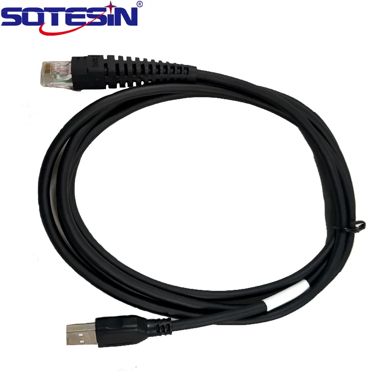Кабель для считывания штрих-кодов STOESIN RJ45 к USB-кабелю подходит CINO F680 F780 F560 2 м/6 футов Rj45 кабель