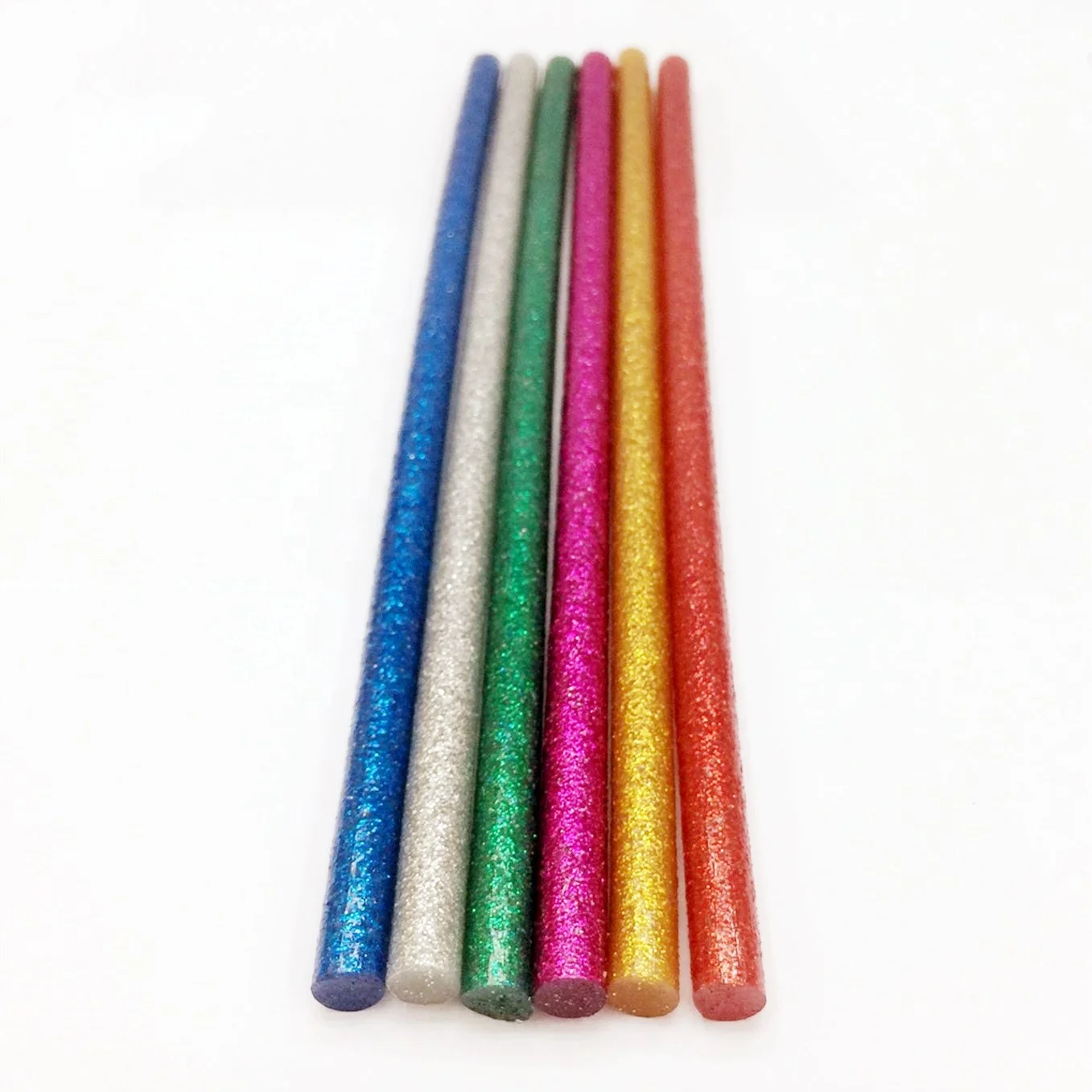
glitter silicone glue stick 7mm hot melt glue stick 
