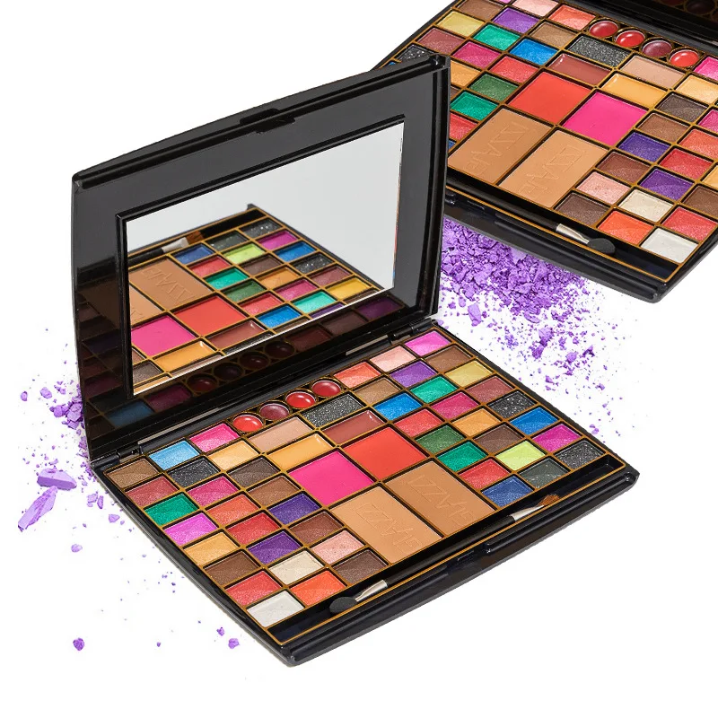 60 Colors Matte Pearl Eye Shadow High Gloss Blush Makeup Artist Multi-Purpose Eyeshadow Palette