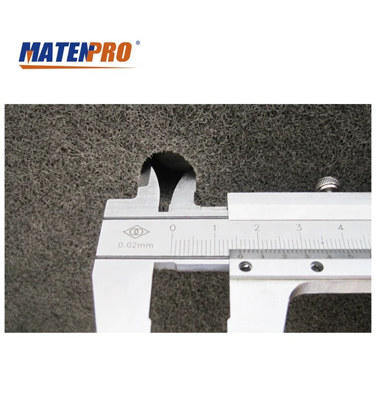 
12 inch Non woven Matt Polishing Wheels , Fast Heat Dispelling, No Black Discoloration, Abrasion-resistant 