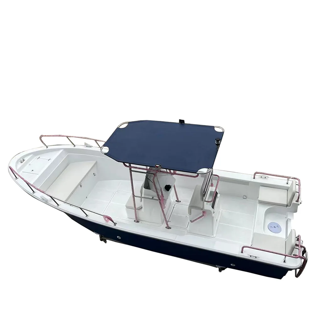 Liya 22ft 7person fiberglass boats boat for fishing deep v fishing boats