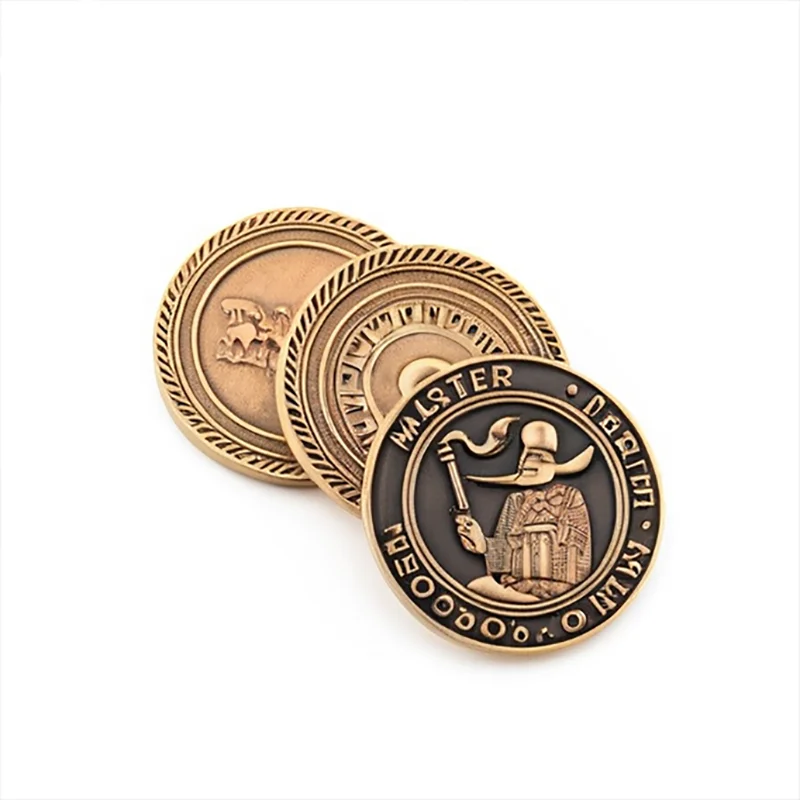 Factory Custom Engraving Die Stamping Metal Crafts Lacquered double-sided Commemorative Metal Coin Metal Enamel 3D Coin with Box
