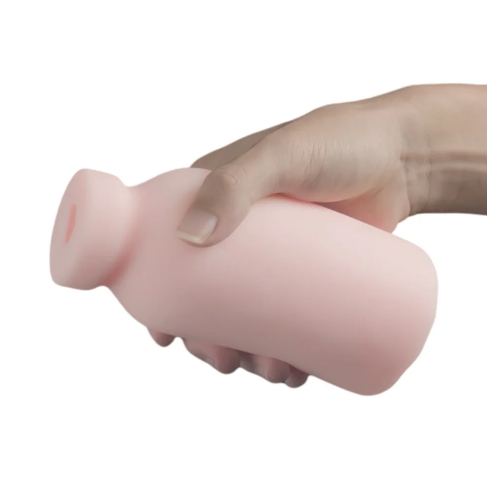 Milk Bottle Masturbator Male Toy Exercise Clip Suction Artifact Masturbation Telescopic Name Device Adult Sex Toys