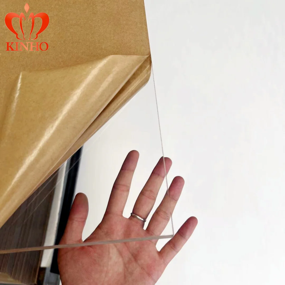 KINHO Transparent 3mm 5mm 6mm acrylic clear acrylic plastic sheets Cast Acrylic Panel Glass/acrilico Sheet