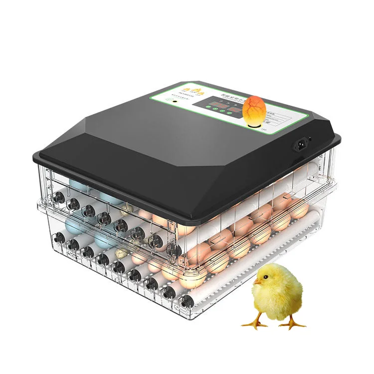 2 Layers 128pcs Automatic Poultry Chicken Egg Incubator