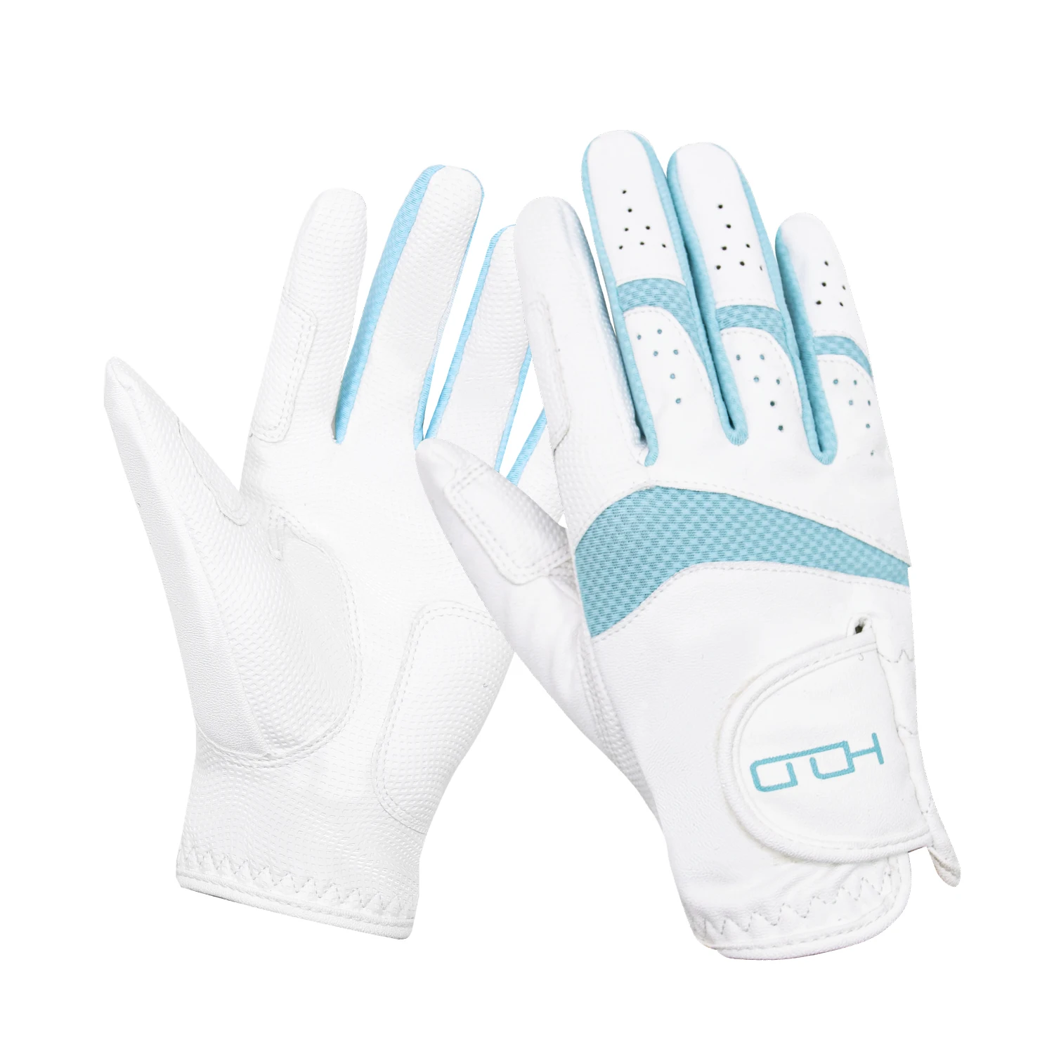  PRISAFETY wholesale left only premium ladies men full fingers anti slip grip PU leather printed colors custom logo golf