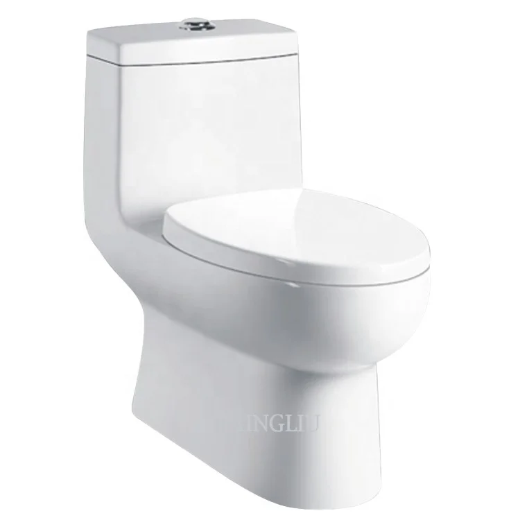 Made In China Hotel Easy To Clean Glazed Integrated Toilet Ceramic Sanitary Ware Siphon Toilet Apartment Flush Toilet