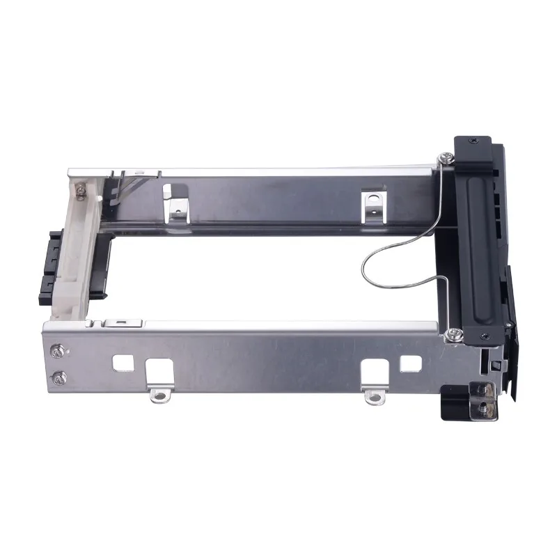 Aluminum door 3.5in media player sata tray-less design and key lock  hdd mobile rack