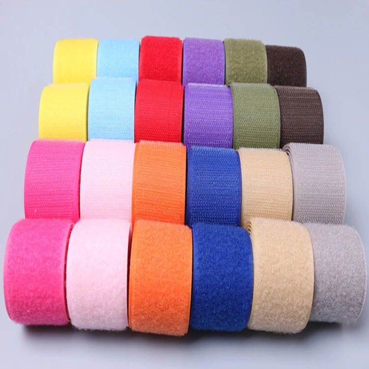 high quality sewing hook and loop belt for handbags clothing and toys hook and loop hook and loop straps